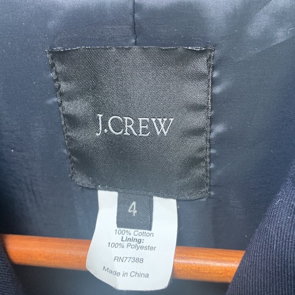 J Crew classic navy blazer size 4 - Picture 3 of 10